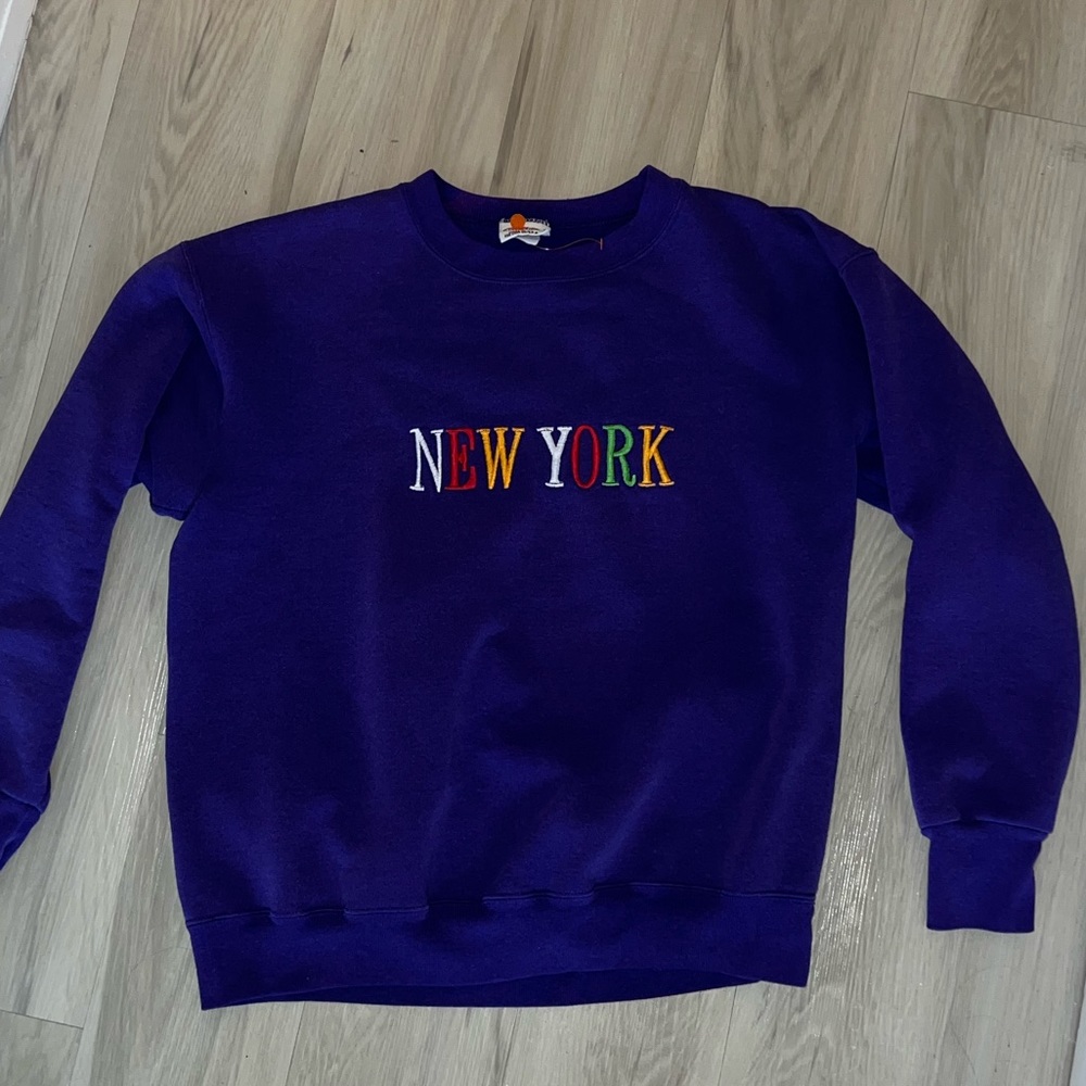 Vintage Embroidered New York Crewneck